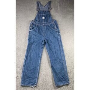Vintage Blue Jeans Denim Overalls Men Medium Bib‎ Carpenter Distressed Workwear